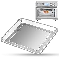 Air Fryer Tray Replacement for Cuisinart TOA-95 Toaster Air Fryer Convection Oven, 14.5 * 11.6'' Non-stick Mesh Air Fryer Stainless Steel Basket Wire Rack Accessories Parts, Dishwasher Safe