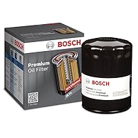 BOSCH 3330 Premium Oil Filter With FILTECH Filtration Technology - Compatible With Select Audi, Chrysler, Dodge, Ford, Jeep, Lexus, Lincoln, Mazda, Mercury, Saab, Toyota, Volkswagen