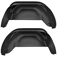 Husky Liners — Rear Wheel Well Guards | Fits 2017 - 2024 Ford F-250/F-350, Black, 2 pc. | 79131