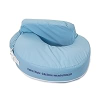 My Brest Friend Super Deluxe Nursing Pillow for Breastfeeding and Bottlefeeding with Lumbar Support, Convenient Pocket and Removable Slipcover, Professional