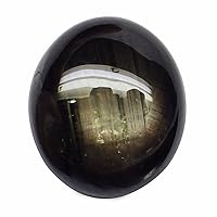8.07 Ct. Natural Oval Cabochon Black Star Sapphire Thailand Loose Gemstone