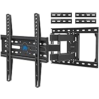 Mounting Dream TV Mount Full Motion TV Wall Mount for Most 32-65 Inch Flat Screen TV, Wall Mount TV Bracket with Dual Arms, Max VESA 400x400mm and 99 LBS, Fits 16