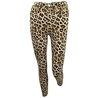 Celebrity Pink Juniors' Cheetah-Print Skinny Ankle Jeans