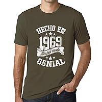 Men's Graphic T-Shirt Made in 1969 – Hecho En 1969 – 55th Birthday Anniversary 55 Year Old Gift 1969 Vintage