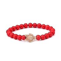 Bracelet, Unisex Turtle Natural Stone Beads Charm Bracelet Bangle Present - 2#