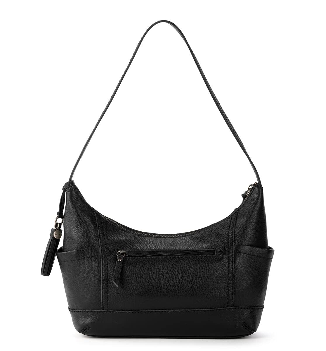 The Sak womens Kendra Hobo Bag in Leather Timeless Elevated Silhouette Soft Supple Handcrafted Sustainably, Black Ii, One Size US