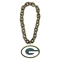 Aminco NFL Green Bay Packers Team Fan Chain, Gold