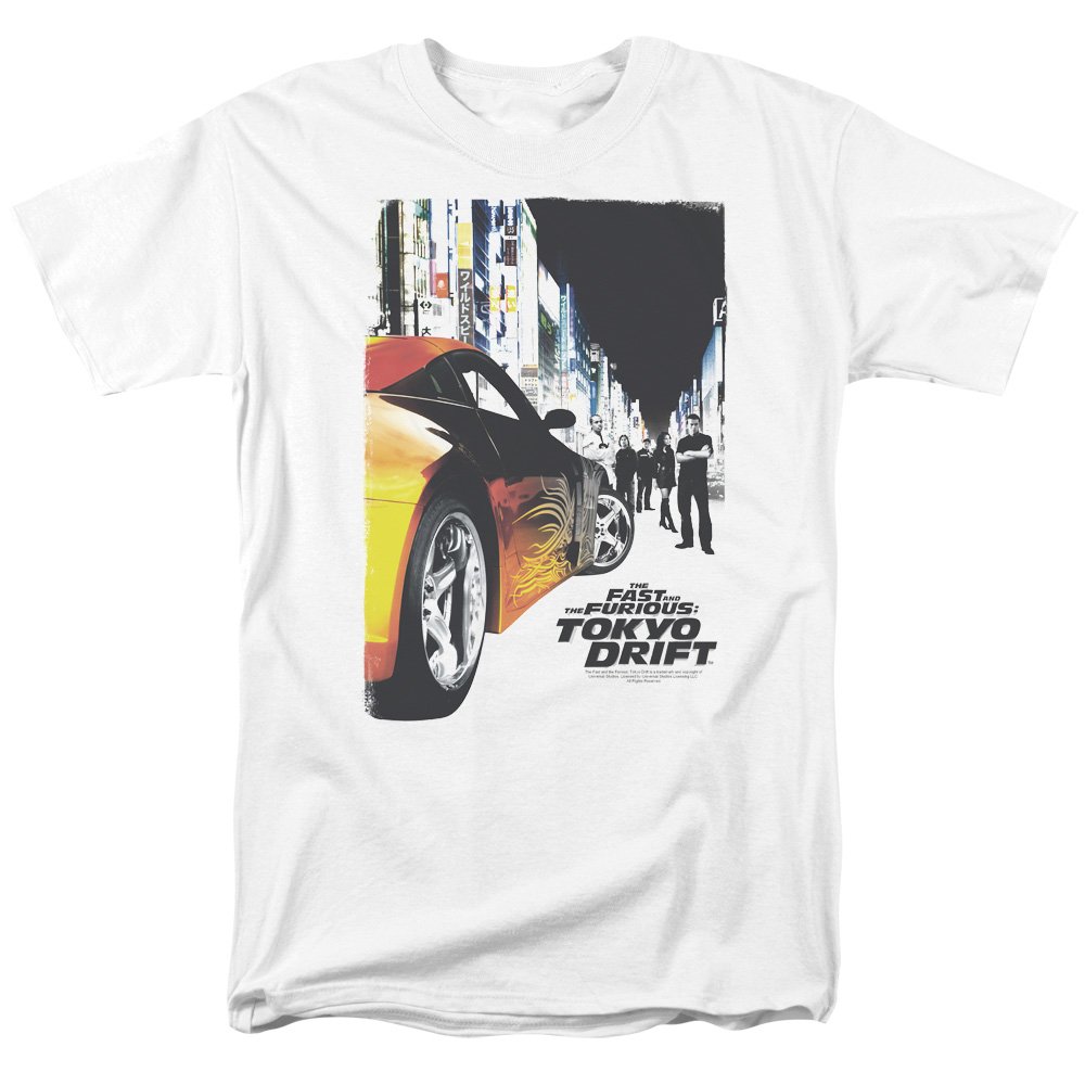 Trevco Men's Tokyo Drifting Crew Adult T-Shirt