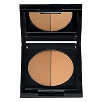 Duo Concealer - Double-Shade Compact Creamy Concealer - Smooth Texture Hides Imperfections - Even Matte Finish - Provides Full Coverage And Long Lasting Results - Sandlilja - 0.1 Oz