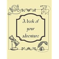 vintage notebook: The book of your adventure: 7.44