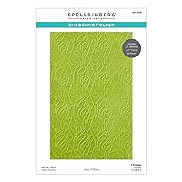 Spellbinders Leafy Helix Embossing Folder, Clear