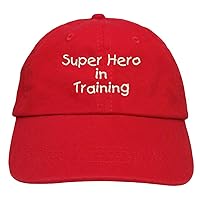 Trendy Apparel Shop Super Hero in Training Embroidered Youth Size Cotton Baseball Cap