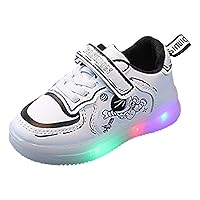 Children Shoes LED Lighting Casual Shoes Boys Girls Students White Pink Cute Soft Sole Sport Sneakers