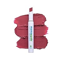 Mamaearth Moisture Matte Lipstick (05 - Bubblegum Nude)| Infused with Vitamin E | 12-Hour Long Stay & 8-Hour Moisture Lock | Cruelty-Free & Smudge-Proof | 0.07 Oz/2g