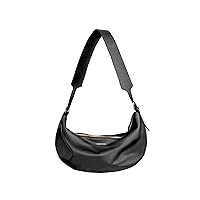 Crossbody Bag for Women, Top Grade Leather Hobo Sling Croissant Half Moon Shoulder Bag
