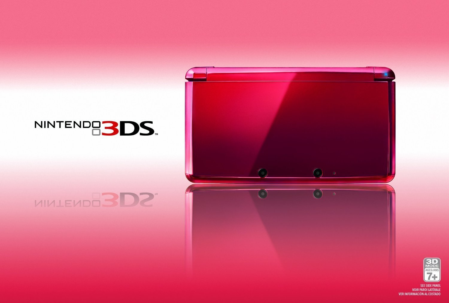 Nintendo 3DS Handheld System - Flame Red (Renewed)