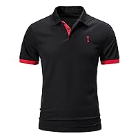 Golf Shirts for Men Outdoor Sports Collared Shirts Beefy Graphic Print Novelty Designed Camisas de Hombre
