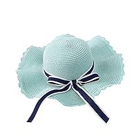 Tea Party Hats for Women Church Derby Wider Flat Brim Hat Flower Easter Bridal Shower Hat Ladies Pillbox Fascinator