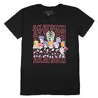 Naruto Shippuden Men's Akatsuki Criminal Organization Chibi T-Shirt