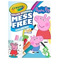 Crayola Peppa Pig Color Wonder, Mess Free Coloring Activity Set, Toddler Coloring Kit, Peppa Pig Toy, Easter Basket Stuffer for Kids