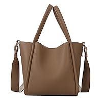 Women Satchel Handbag Purse Ladies PU Leather Crossbody Bag Top Handle Tote Handbag with Adjustable Strap