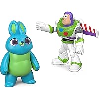 Fisher-Price Imaginext Disney Pixar Toy Story 4 Buzz Lightyear & Bunny Figure 2-Pack