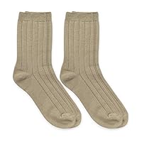 Jefferies Socks Boy's Rayon Derived from Bamboo School Uniform Ribbed Crew Socks 2 Pair Pack