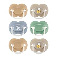 Tommee Tippee Anytime Pacifier, 18-36 Months, 6 Pack of Symmetrical, BPA Free Pacifiers