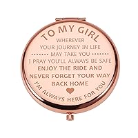 VANLOVEMAC to My Girl Gifts Compact Mirror Easter Basket Stuffers for Girls Birthday Gifts for Daughter Christmas Graduation Gifts for Teen Girls Daughter Granddaughter Inspirational Gifts for Women