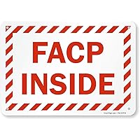 S-9949-PL-10 FACP Inside Sign By | 7