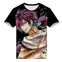 Anime The Seven Deadly Sins 3D Printed T-Shirt Adult Cosplay Funny Short Sleeve Tee Tops
