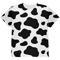 animalworld Cow Pattern Halloween Costume All Over Youth T Shirt