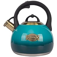 Tea Kettle Stovetop Whistling Kettle Teapot, Food Grade Stainless Steel Teakettle for Stove Top with Heat Proof Ergonomic Handle, 3.1 Quart Tea Pot