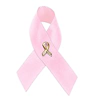 Breast Cancer Pink Ribbon Pins - Pink Ribbon Wholesale Pack Pins for Breast Cancer Awareness - Perfect for Support Groups, Promotional Events, Gift-Giving and Fundraising