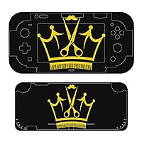 Barber Tool Crown Funny Sticker for Switch Console and Switch Lite Decal Full Set Wrap Protective Cover