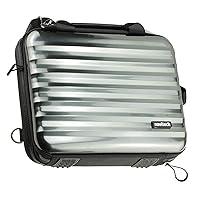 Grey Hardshell Messenger Bag Compatible With ZESTYI 9