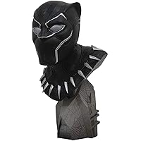 DIAMOND SELECT TOYS Legends in 3-Dimensions: Black Panther Movie 1: 2 Scale Resin Bust, Multicolor