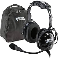 Rugged Air General Aviation Headset for Student Pilots With Headset Bag