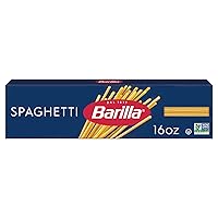 Barilla Spaghetti Pasta, 16 oz. Box - Non-GMO Pasta Made with Durum Wheat Semolina - Kosher Certified Pasta
