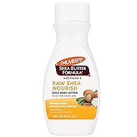 Shea Formula Raw Shea Body Lotion for Dry Skin, Hand & Body Moisturizer, Flip Cap Bottle, 8.5 Ounces (Pack of 1)