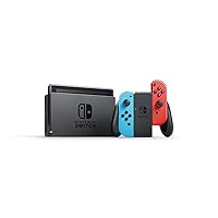 Nintendo Switch with Neon Blue and Neon Red Joy‑Con V2 (Renewed Premium)