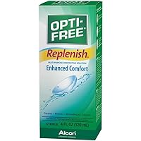 Opti-Free Replenish (New) Size 4z Opti-Free Replenish Solution for Silicon Hydrogil and Soft Contact Lenses