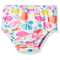 Girls' Reusable Swim Diaper UPF 50+ with Side Snaps