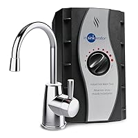 InSinkErator Stainless Steel Tank, H250C-SS HOT250 System, Single-Handle Faucet in Chrome with2/3-Gallon Instant Hot Water Dispenser