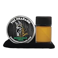 Badass Beard Care Beard Oil and Balm Trial Pack For Men - Pharaoh Scent - Natural Ingredients, Keeps Beard and Mustache Full, Reduce Itchy, Flaky Skin, Promote Healthy Growth