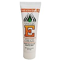 Fruit Of The Earth Skin Care Cream Vitamin E 0.75 Oz Tube Travel Size (Pack of 3)