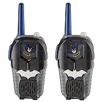 Batman Toy Walkie Talkies for Kids, Static Free Indoor and Outdoor Toys for Boys with Light Up Graphics Designed for Fans of Batman Toys
