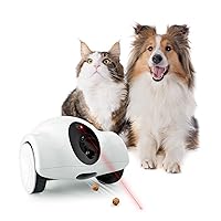 Dog Camera, 15 Days Long Standby Pet Robot for Dog Treat Camera, 1080P Full HD Dog Camera with Phone APP, 360°Move Freely, 2-Way Audio, No Monthly Fee(2.4G WiFi ONLY)