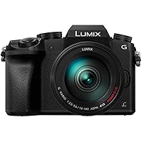 Panasonic LUMIX G7 4K Mirrorless Camera, with 14-140mm Power O.I.S. Lens, 16 Megapixels, 3 Inch Touch LCD, DMC-G7HK (USA BLACK)