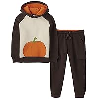 Gymboree Boys' Sweatshirt and Jogger Sweatpant, Matching Toddler Outfit